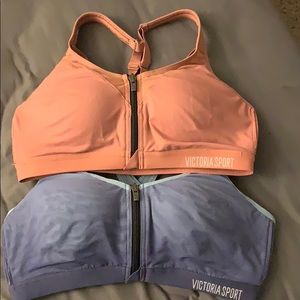 2 victoria secret sport bras